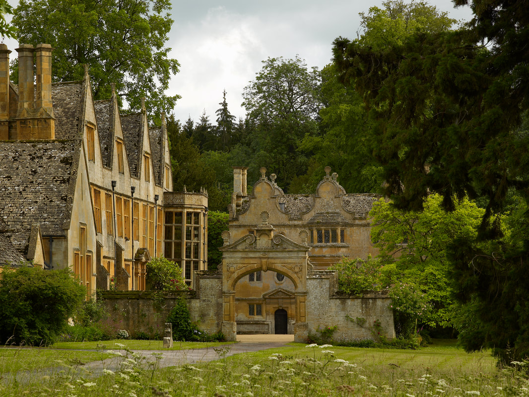 Stanway House & Water Garden from outside