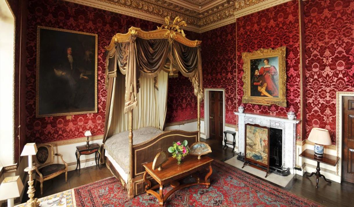 Holkham Hall grand bedroom