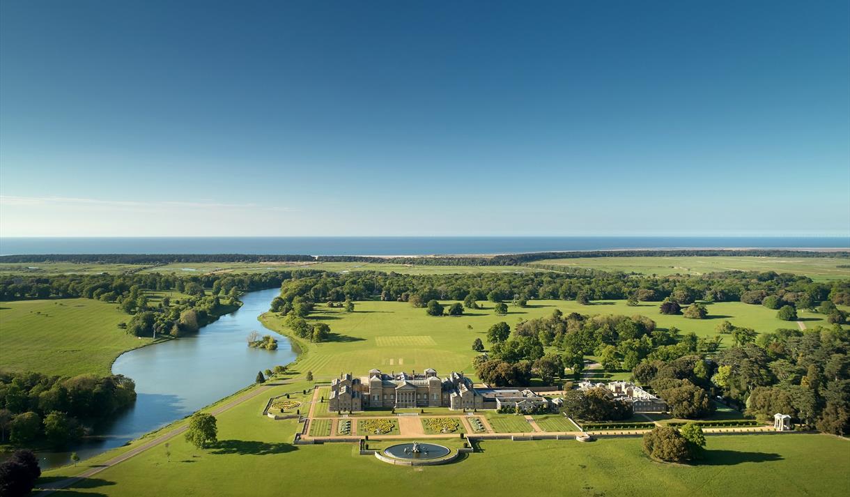 Holkham Hall view