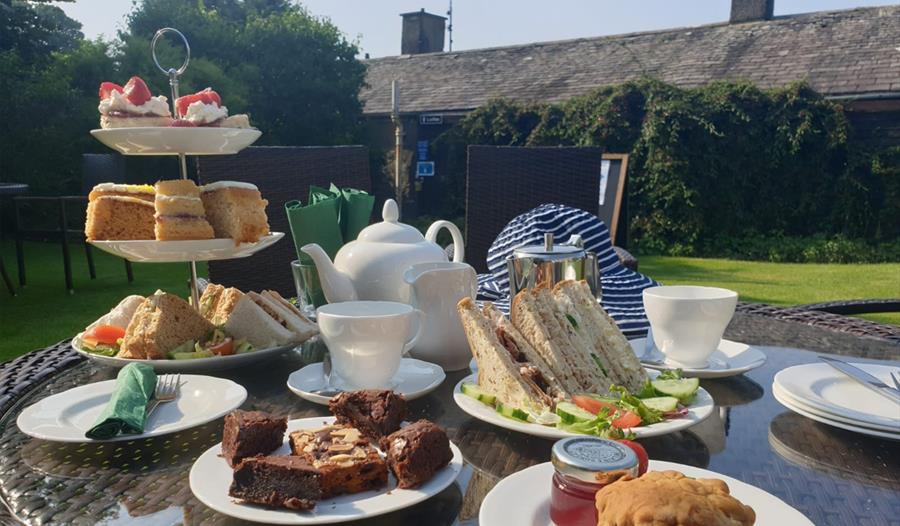 Leighton Hall afternoon tea