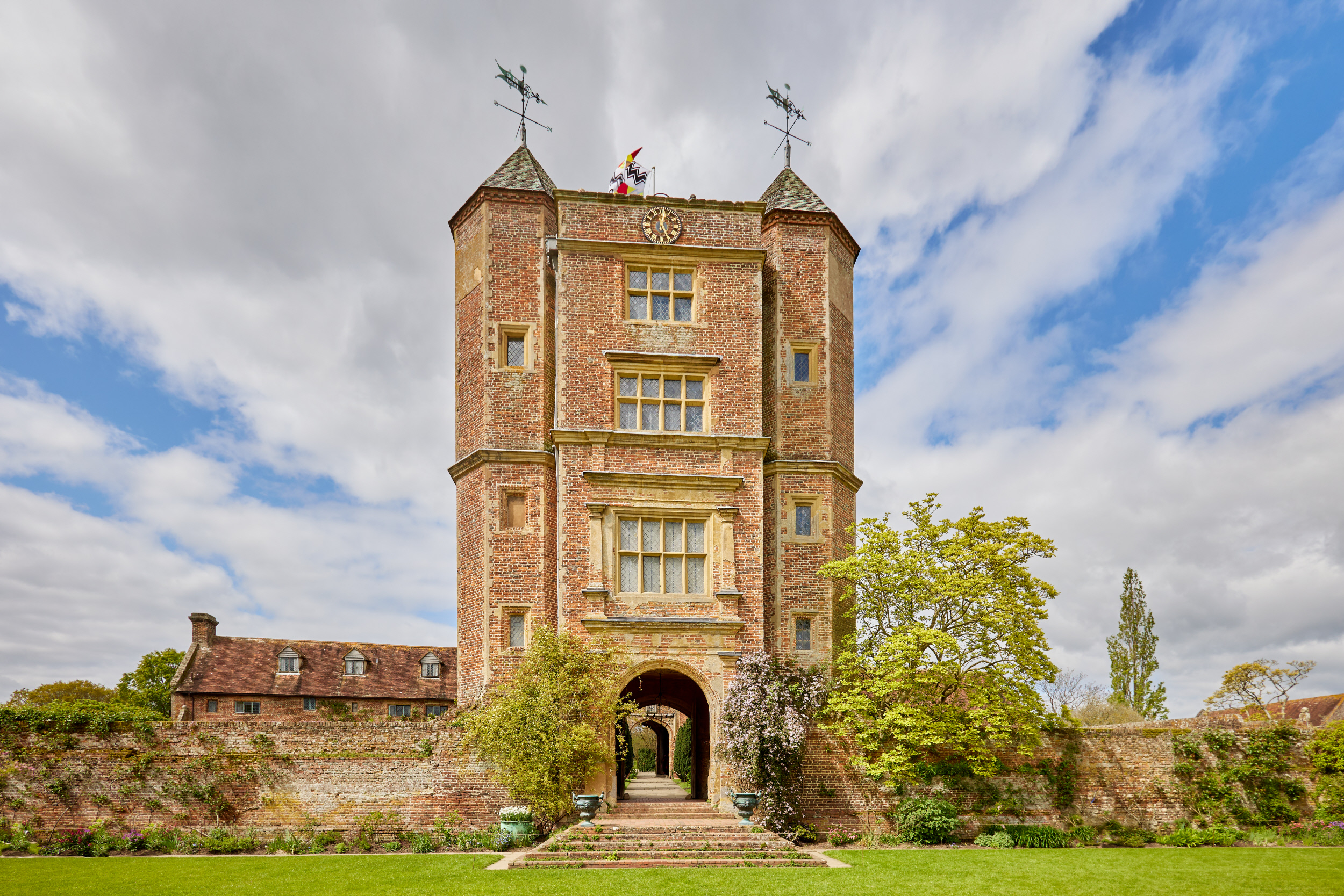 The Elizabethan Tower at Sissinghurst Castle Garden, Kent