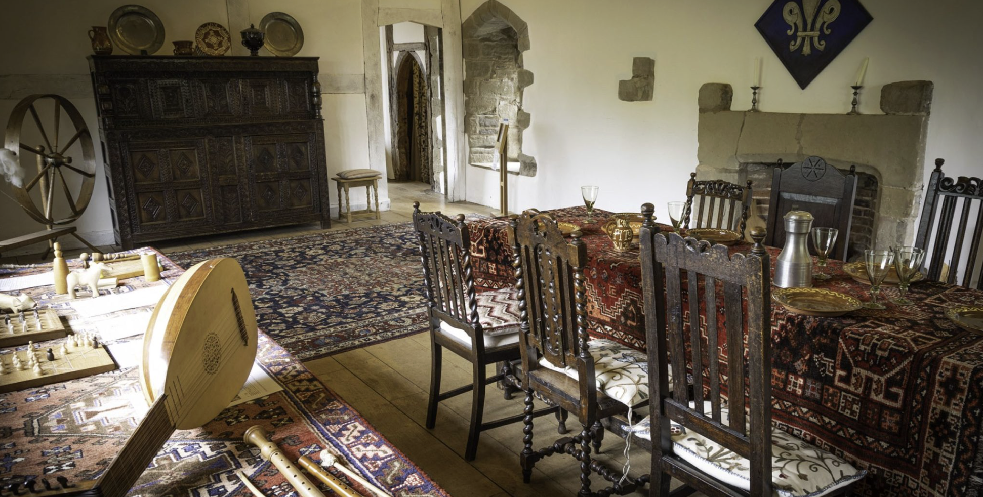 1620s House & Garden interior