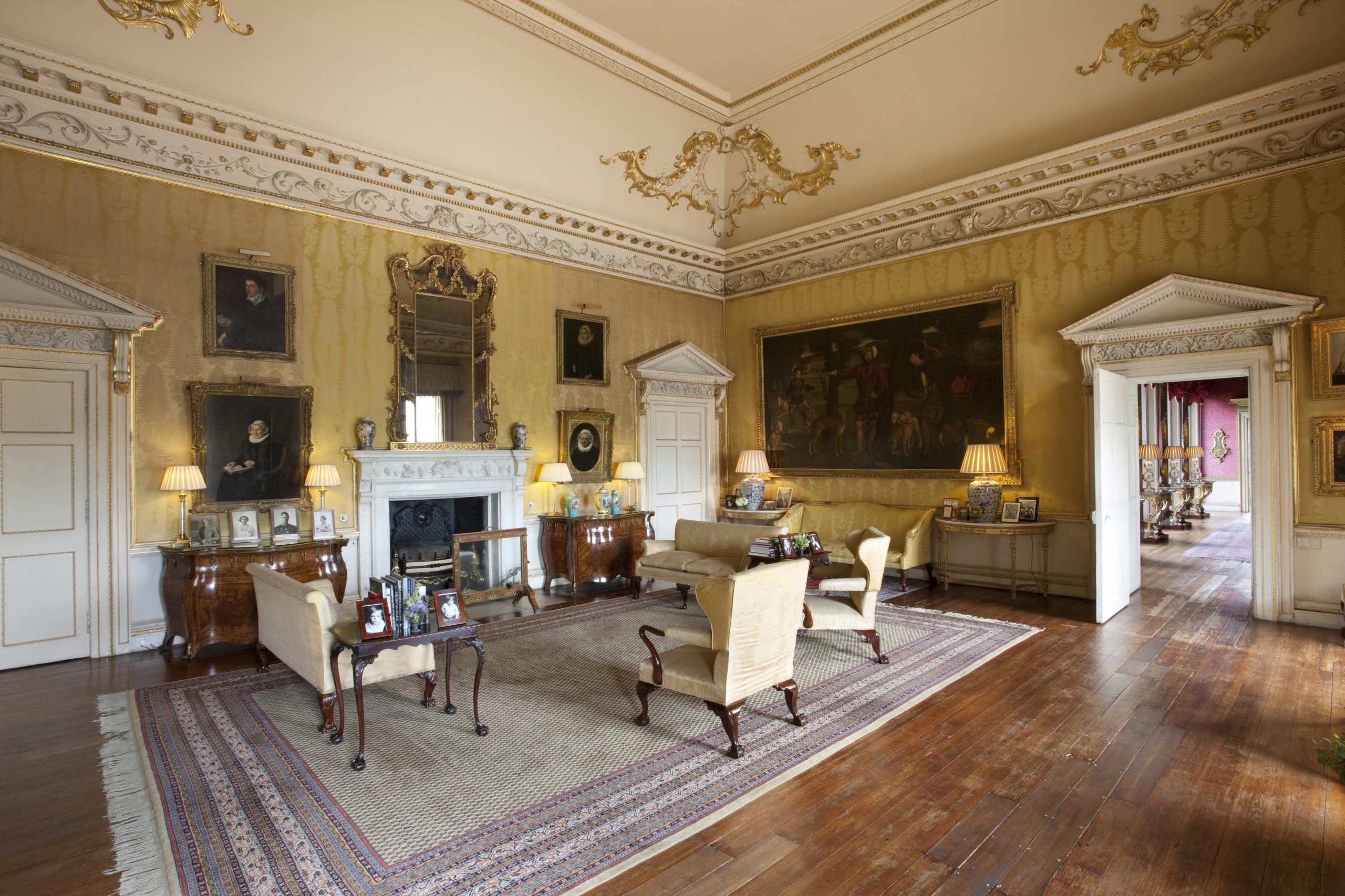 Hopetoun House interior Yellow Drawing Room 3