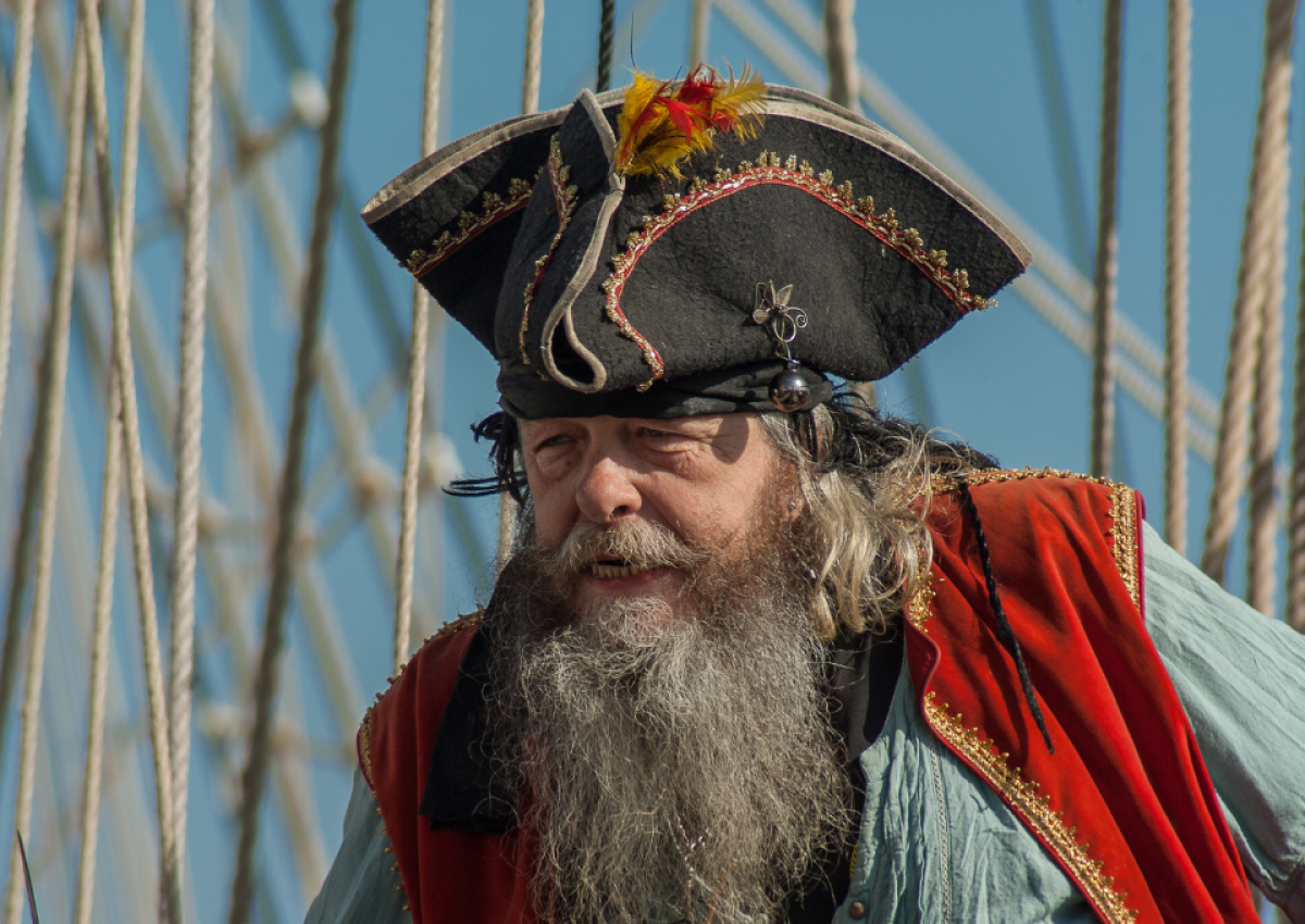 Pirate with beard